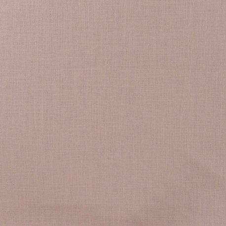 Coupon 3m Tissu Lin Uni Fabrizio Vieux Rose