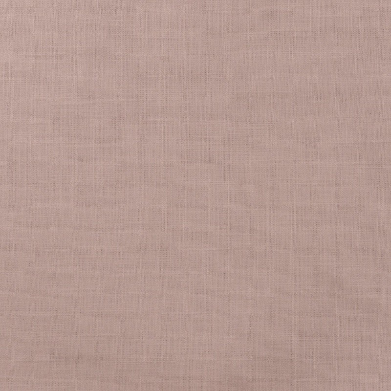 Coupon 3m Tissu Lin Uni Fabrizio Vieux Rose