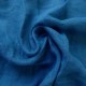 Coupon 3m Tissu Lin Lavé Palm Coloris Bleu Roi