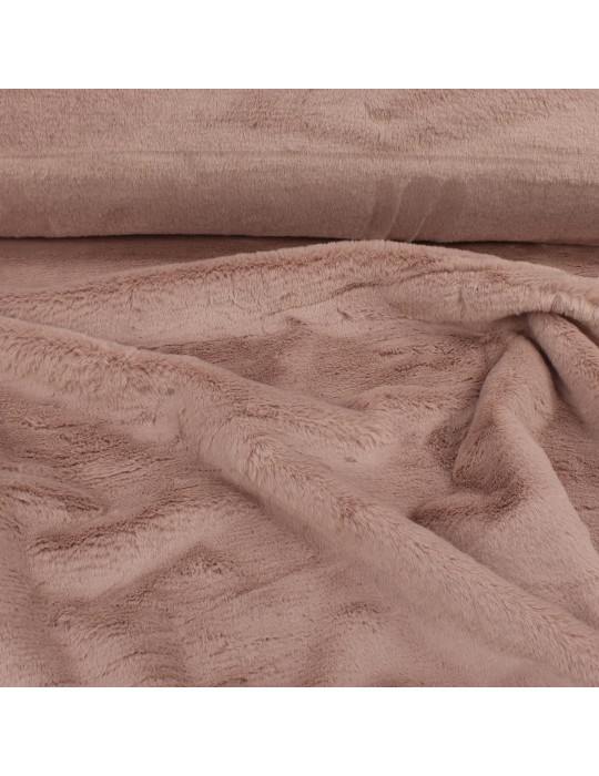 Fourrure synthétique polyester rose