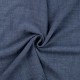 Coupon 3m Tissu Lin Viscose Uni Denim 