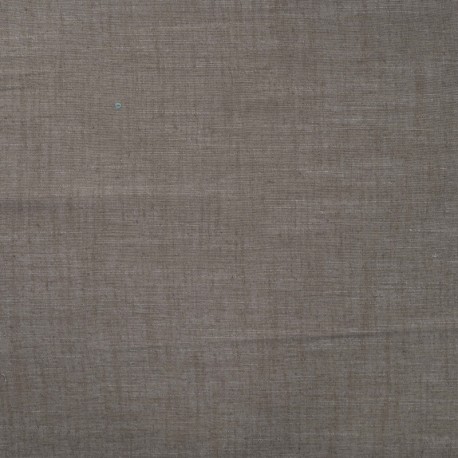 Coupon 3m Tissu Lin Viscose Uni Kaki 