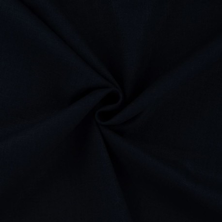 Coupon 3m Tissu Lin Uni Fabrizio Marine