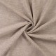 Coupon 3m Tissu Lin Melangé Pepino Uni Beige Foncé