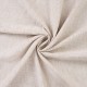 Coupon 3m Tissu Lin Melangé Pepino Uni Ecru 