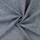 Coupon 3m Tissu Lin Melangé Pepino Uni Bleu Marine