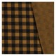 Coupon 3m Tissu Jacquard Laineux Carreaux Camel 