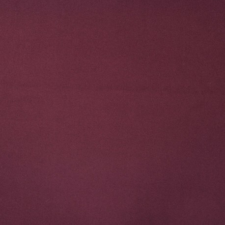 Coupon 3m Tissu Caban Uni Bordeaux 