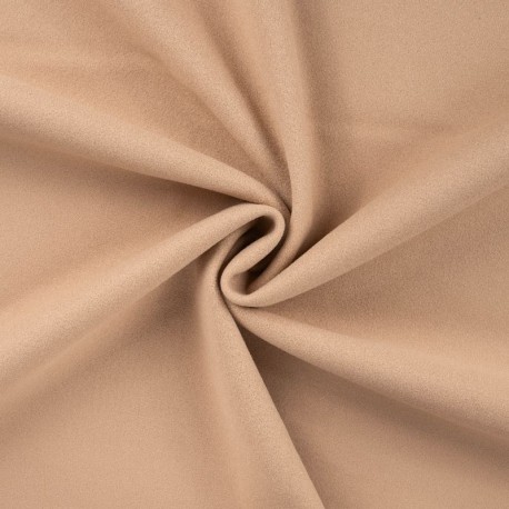 Coupon 3m Tissu Caban Uni Camel 