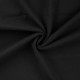 Coupon 3m Tissu Caban Uni Noir 