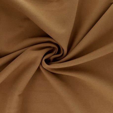Coupon 3m Tissu Caban Uni Camel