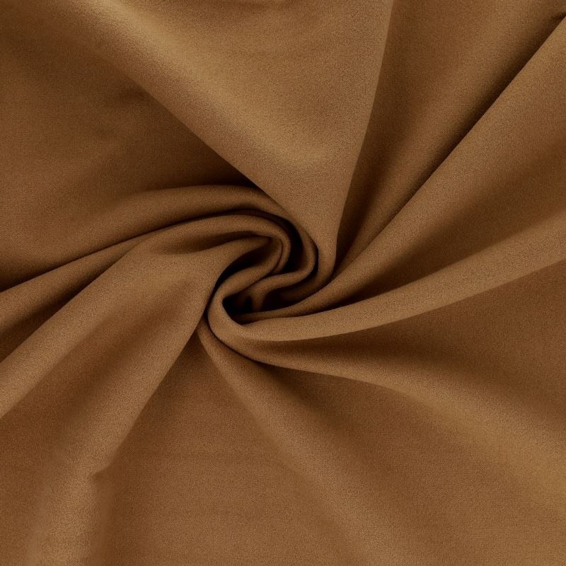 Coupon 3m Tissu Caban Uni Camel