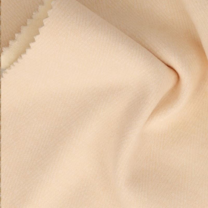 Coupon 3m Tissu Manteau Chevron Ecru 