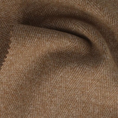 Coupon 3m Tissu Manteau Chevron Moka 