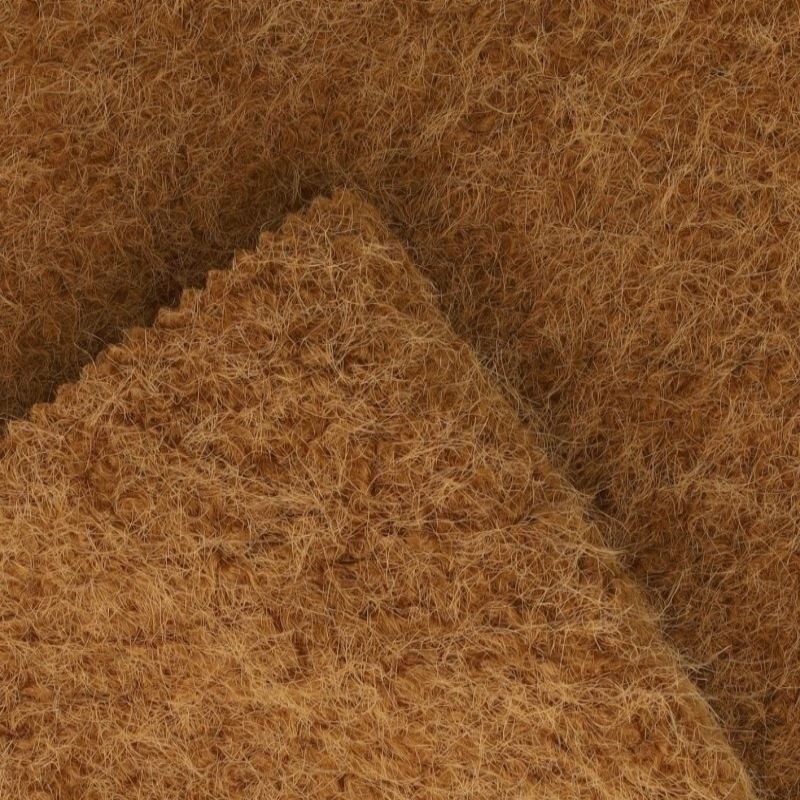 Coupon 3m Tissu Manteau Camel 