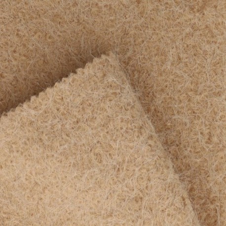 Coupon 3m Tissu Manteau Beige