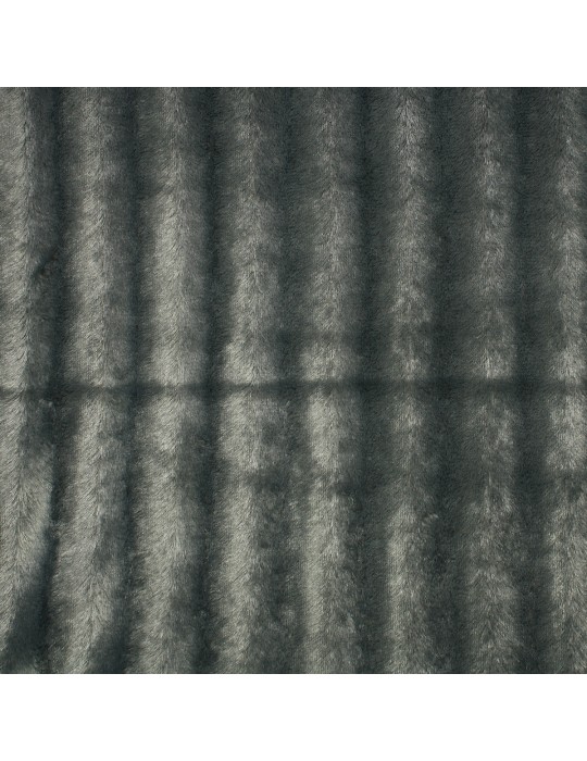 Fourrure synthétique gris