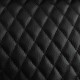 Coupon 3m Tissu Simili Matelassé Noir 