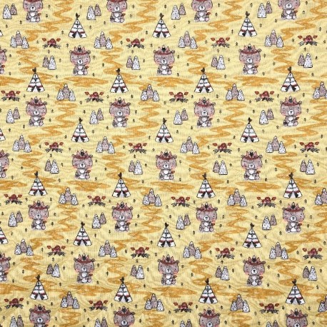 Coupon 3m Tissu Matelassé Zeeko Meeko Vanille