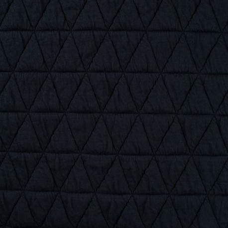 Coupon 3m Tissu Matelassé Dakota Pétrole