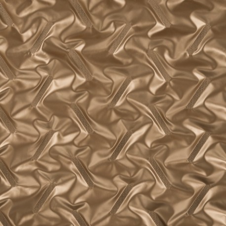 Coupon 3m Tissu Raincoat Bronze 