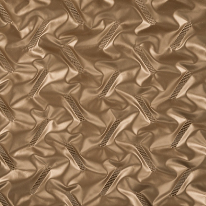 Coupon 3m Tissu Raincoat Bronze 
