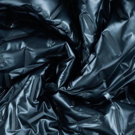 Coupon 3m Tissu Raincoat Pétrole 