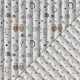 Coupon 3m Tissu Flanerie Matelassé Naturel