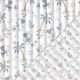 Coupon 3m Tissu Matelassé Marcel-stephan Bleu 