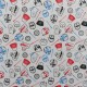 Coupon 3m Tissu Licence Star Wars Imprimé Multico