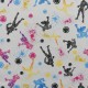 Coupon 3m Tissu Licence Black Panther Imprimé Multico