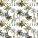 Coupon 3m Tissu Licence Le Roi Lion Blanc