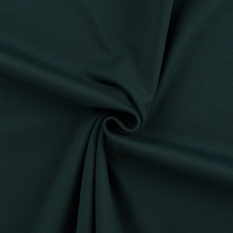 Coupon 3m Tissu Milano Luxe Vert Bouteille