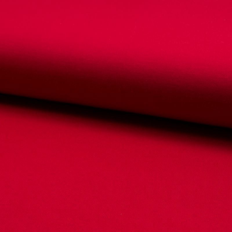 Coupon 3m Tissu Milano Luxe Rouge Foncé