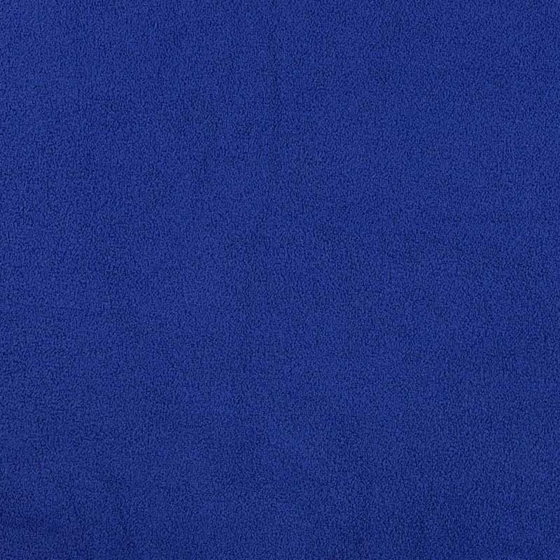 Coupon 3m Tissu Molleton Eponge Bleu Roi 