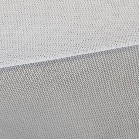 Coupon 3m Tissu Mosquito Moustiquaire Blanc Grande Largeur