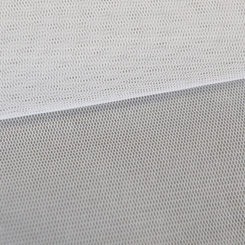 Coupon 3m Tissu Mosquito Moustiquaire Blanc Grande Largeur