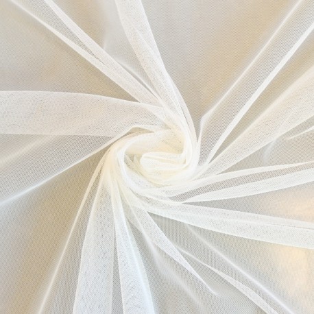 Coupon 3m Tissu Mosquito Moustiquaire Ivoire