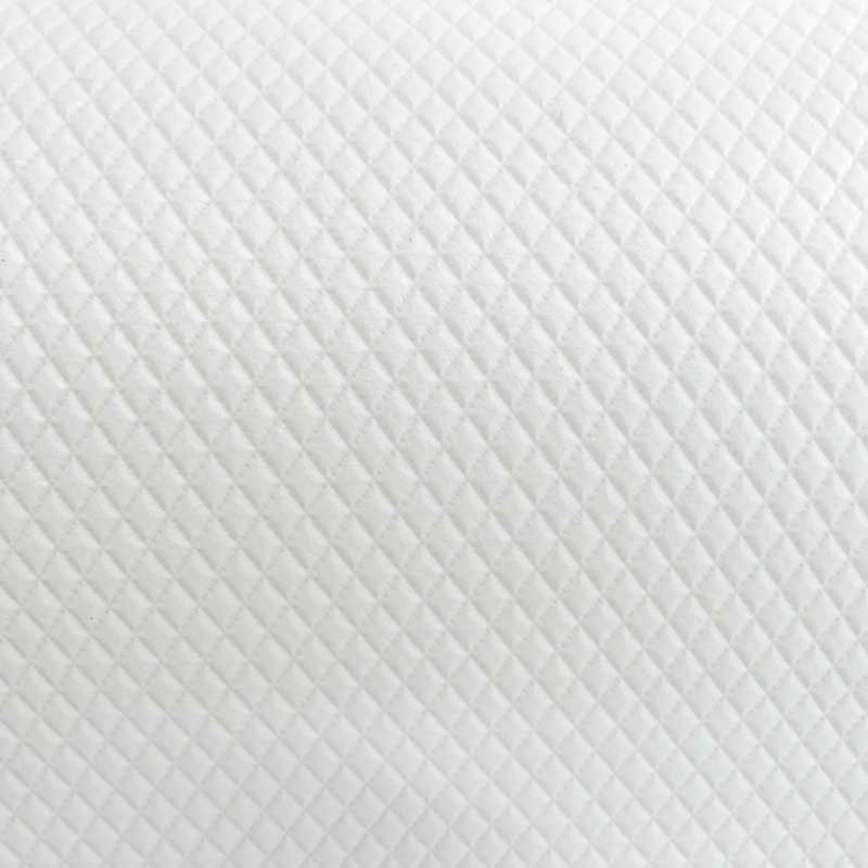 Coupon 3m Tissu Protège Gom Losange Antiderapant Blanc 