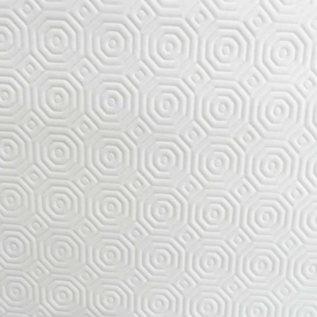 Coupon 3m Tissu Protège Table Blanc 