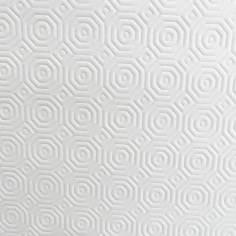 Coupon 3m Tissu Protège Table Blanc 