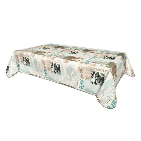 Coupon 3m Tissu Toile Cirée Studio Bord de Mer