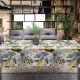 Coupon 3m Tissu Toile Cirée Matrix Guyane Blanc 