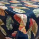 Coupon 3m Tissu Toile Cirée Studio Gom Palibe Bleu 