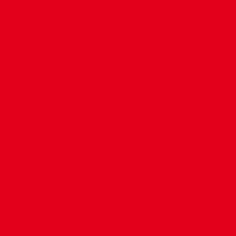 Coupon 3m Tissu Polydrill Uni Rouge