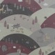 Coupon 3m Tissu Animaux de la Forêt Fond Coloris Lin 