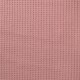 Coupon 3m Tissu Nid D'abeille Ibiza  Rose