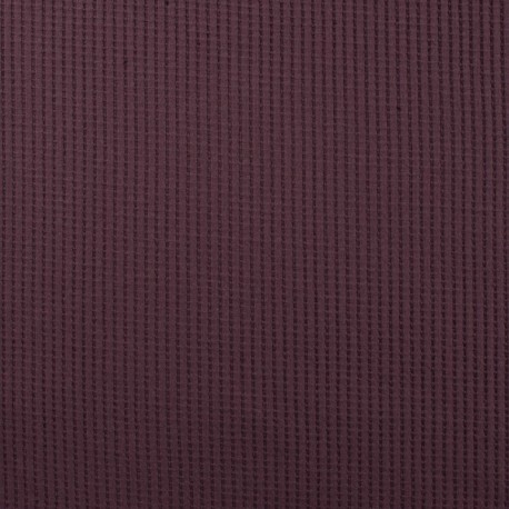 Coupon 3m Tissu Nid D'abeille Ibiza Mauve