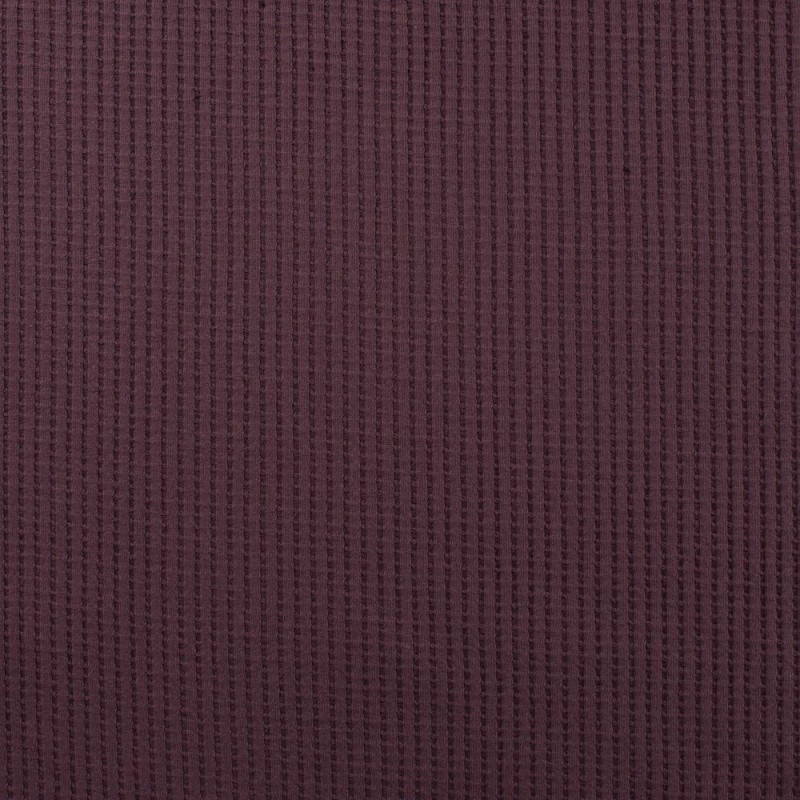 Coupon 3m Tissu Nid D'abeille Ibiza Mauve
