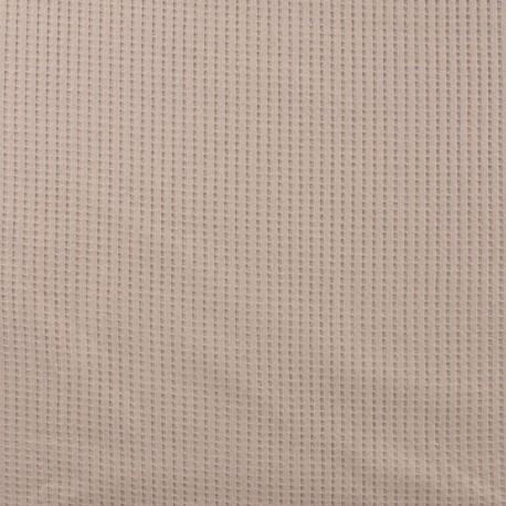 Coupon 3m Tissu Nid D'abeille Ibiza Creme
